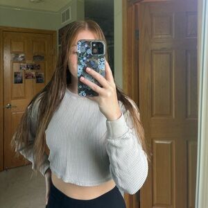 waffle knit sweater